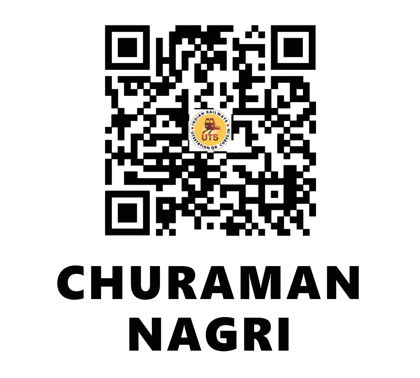 UTS QR Code for CHURAMAN NAGRI - CRG - WC (UTTAR PRADESH)